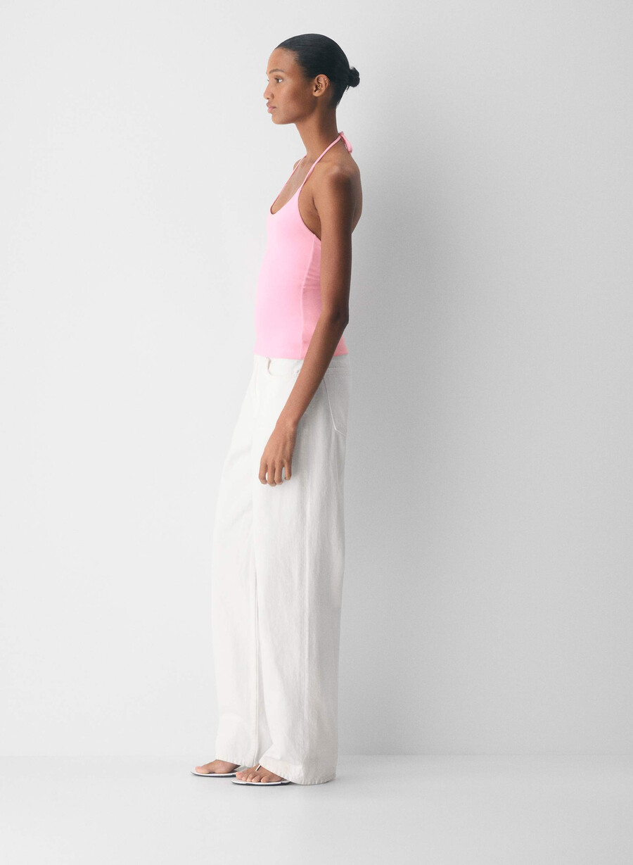 top con scollo allamericana originale contour grace jellybean pink