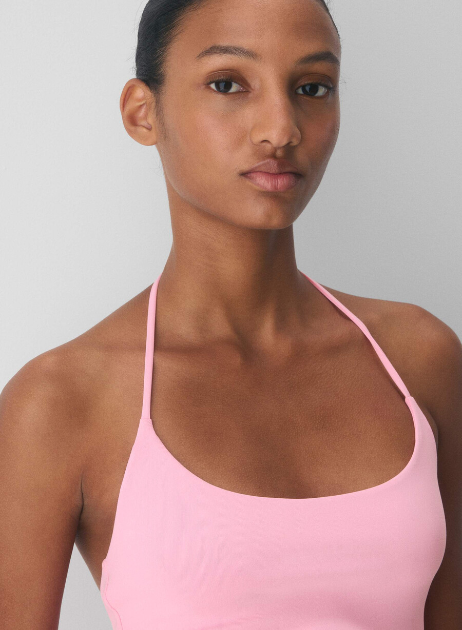 top con scollo allamericana originale contour grace jellybean pink