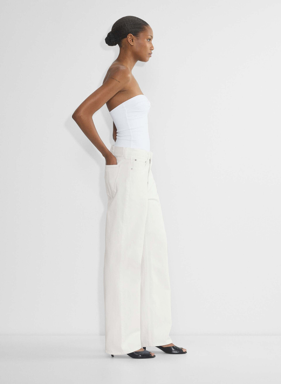 top a tubo ipnotico original contour bianco brillante
