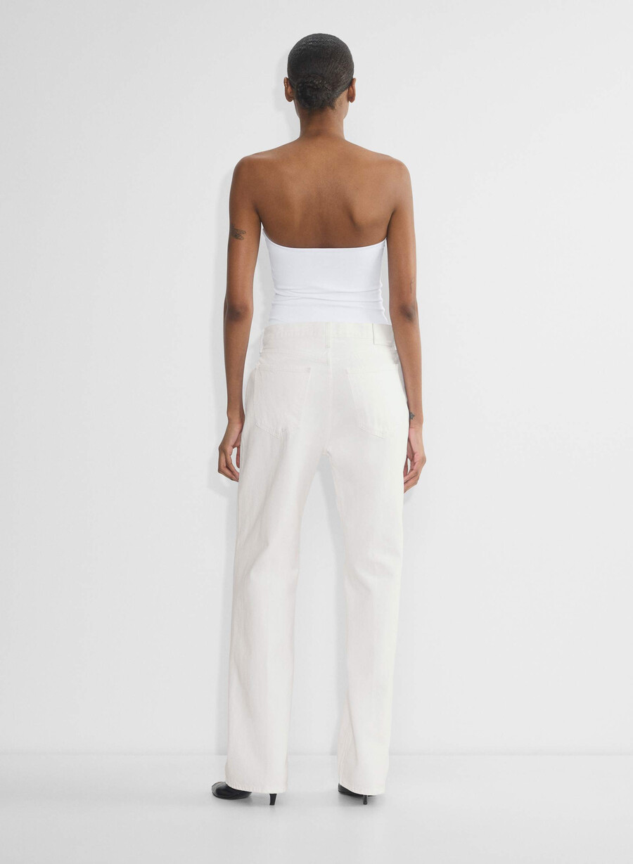top a tubo ipnotico original contour bianco brillante
