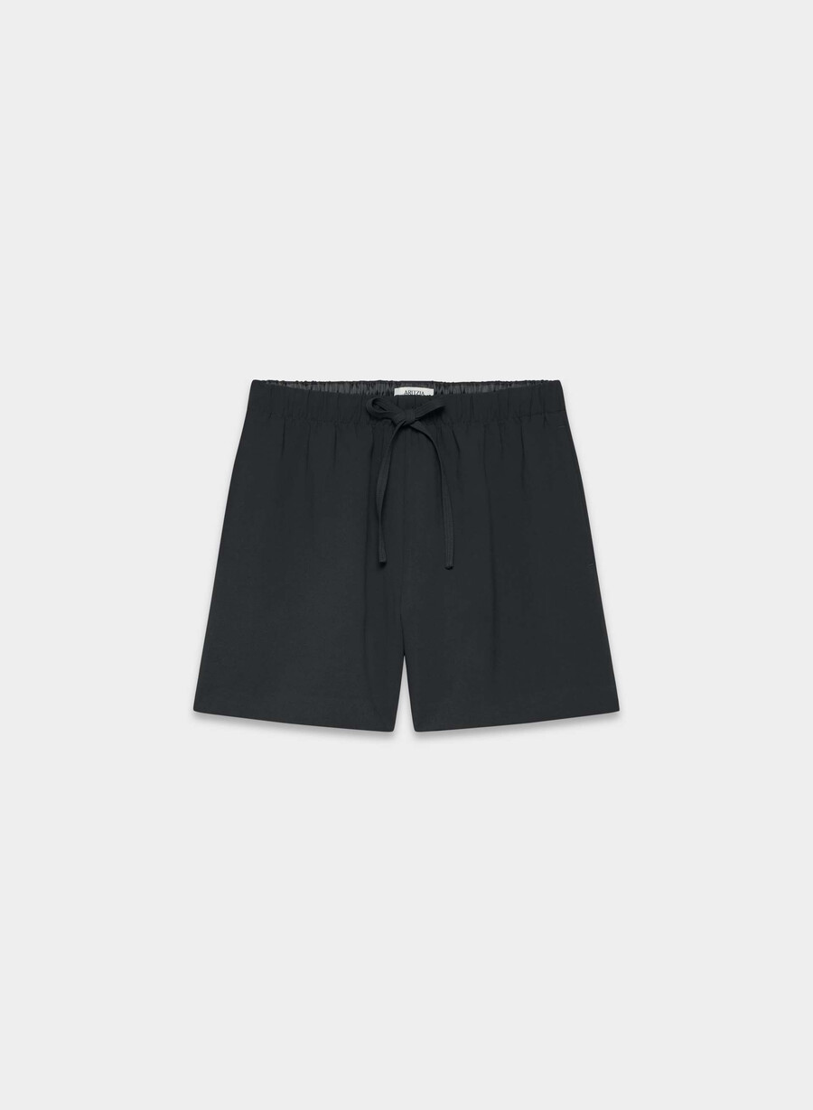 the lodge short mid-thigh - crepette nero