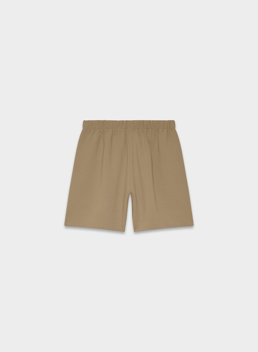 the lodge short mid-thigh - crepette folio brown