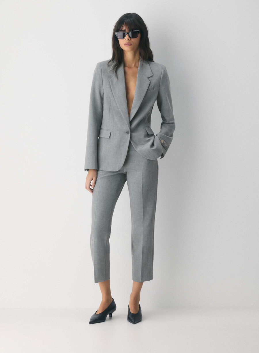 pantaloni markova - ressential heather dark grey