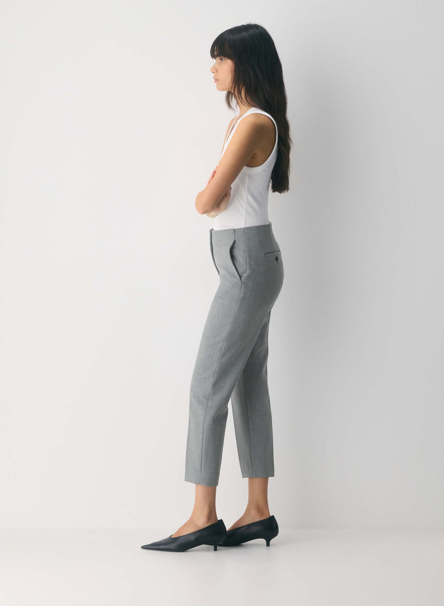 pantaloni markova - ressential heather dark grey
