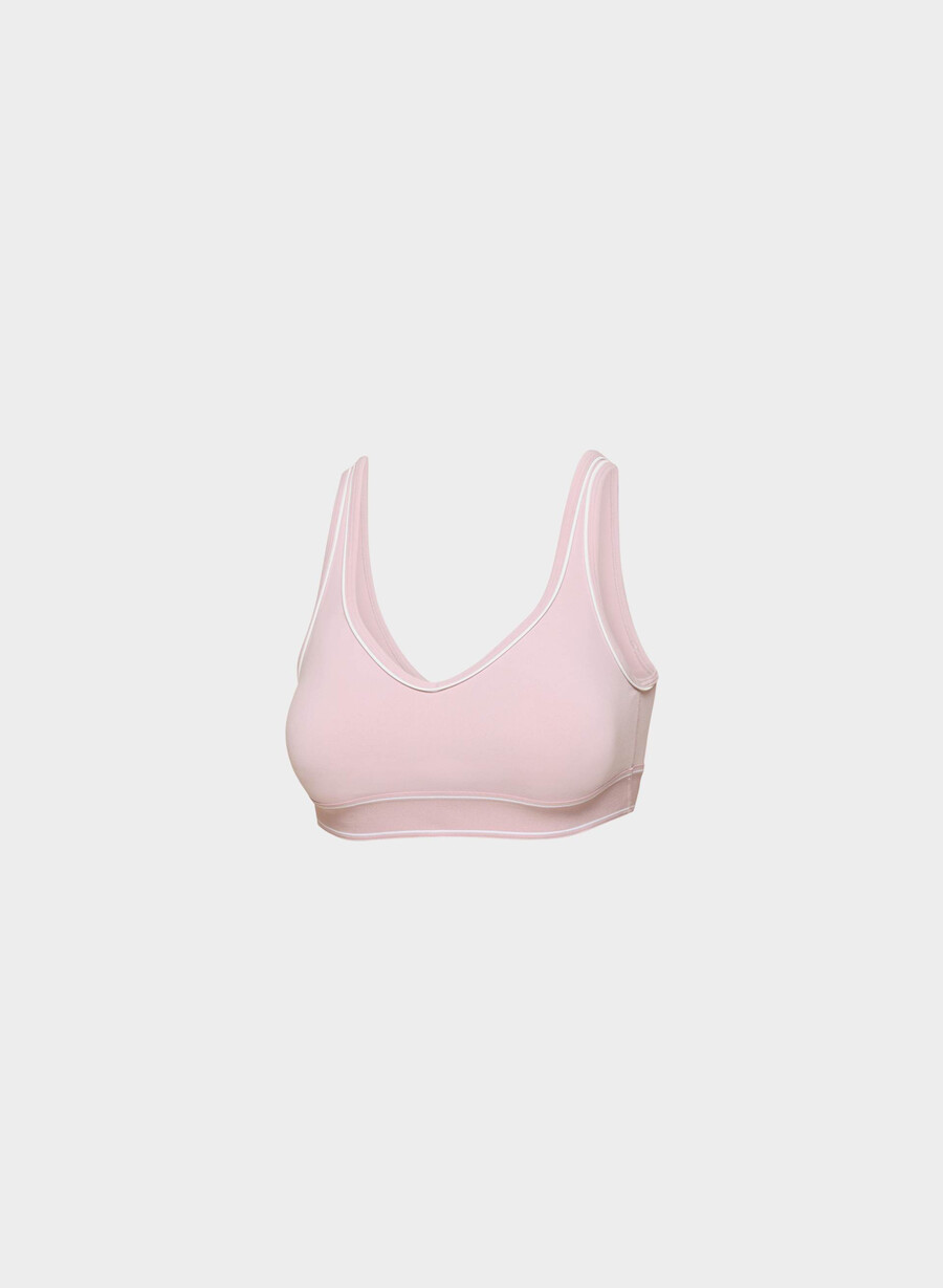 reggiseno sportivo life tiebreak rosa cipriabianco