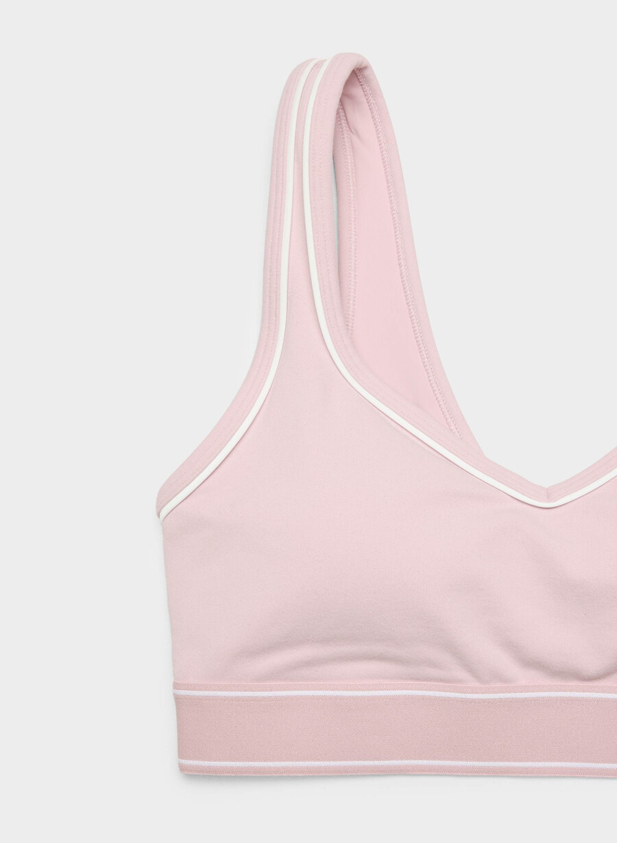 reggiseno sportivo life tiebreak rosa cipriabianco