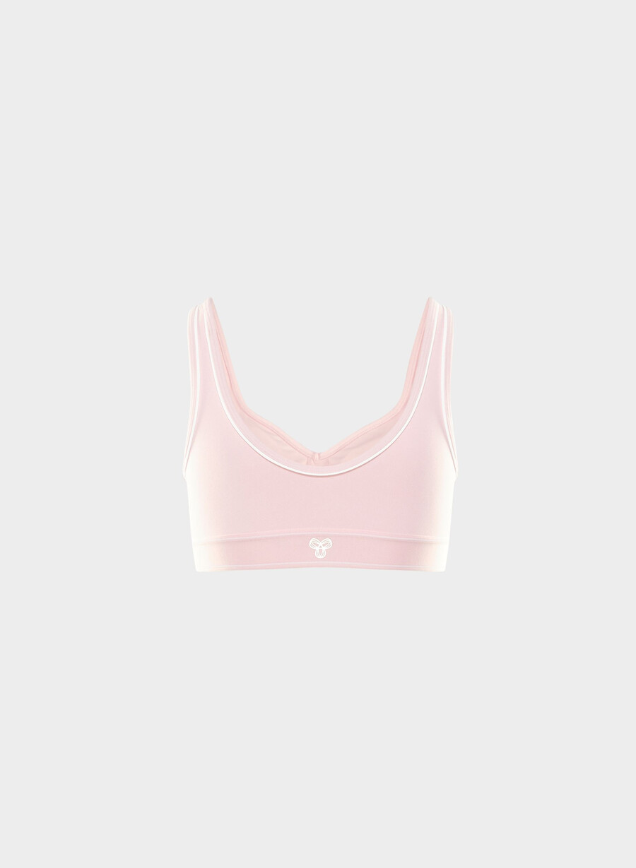 reggiseno sportivo life tiebreak villa rosa bianco
