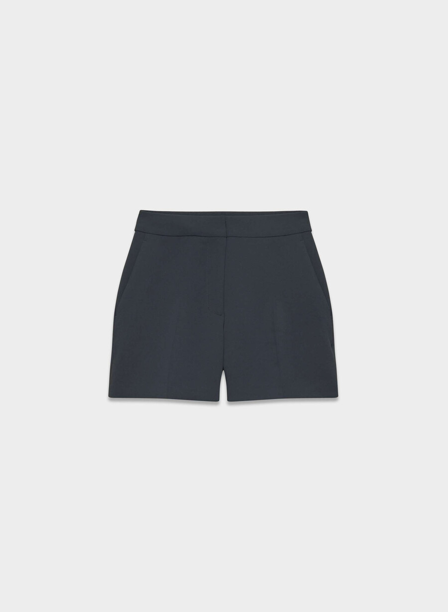 the limitless short curve-fit mid-thigh - crepette dark navy