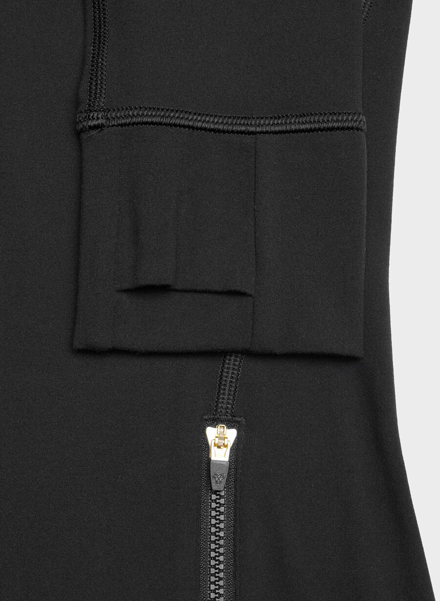 butter distance zip-up nero