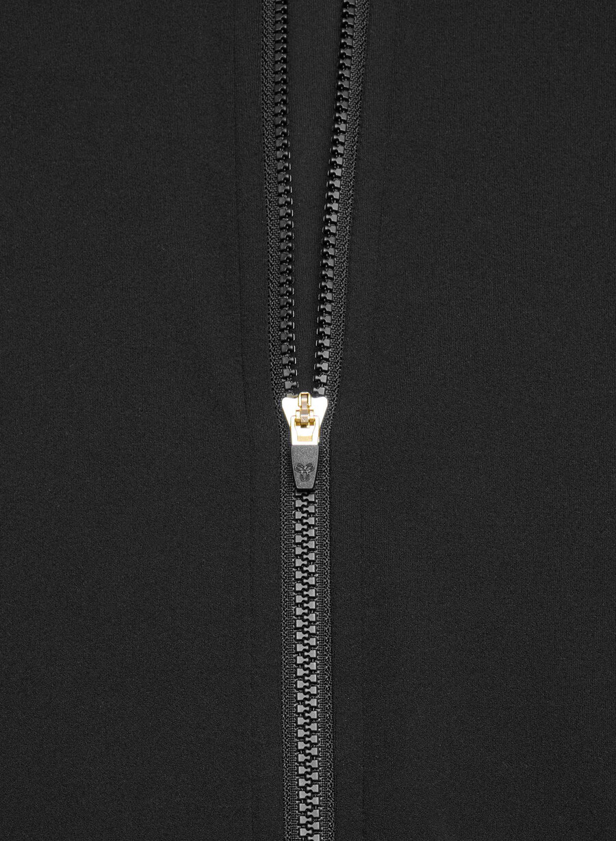 butter distance zip-up nero