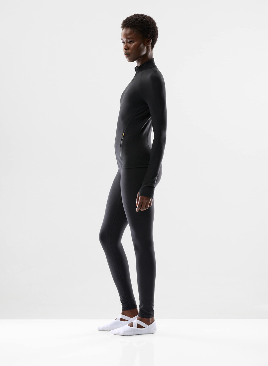 butter distance zip-up nero