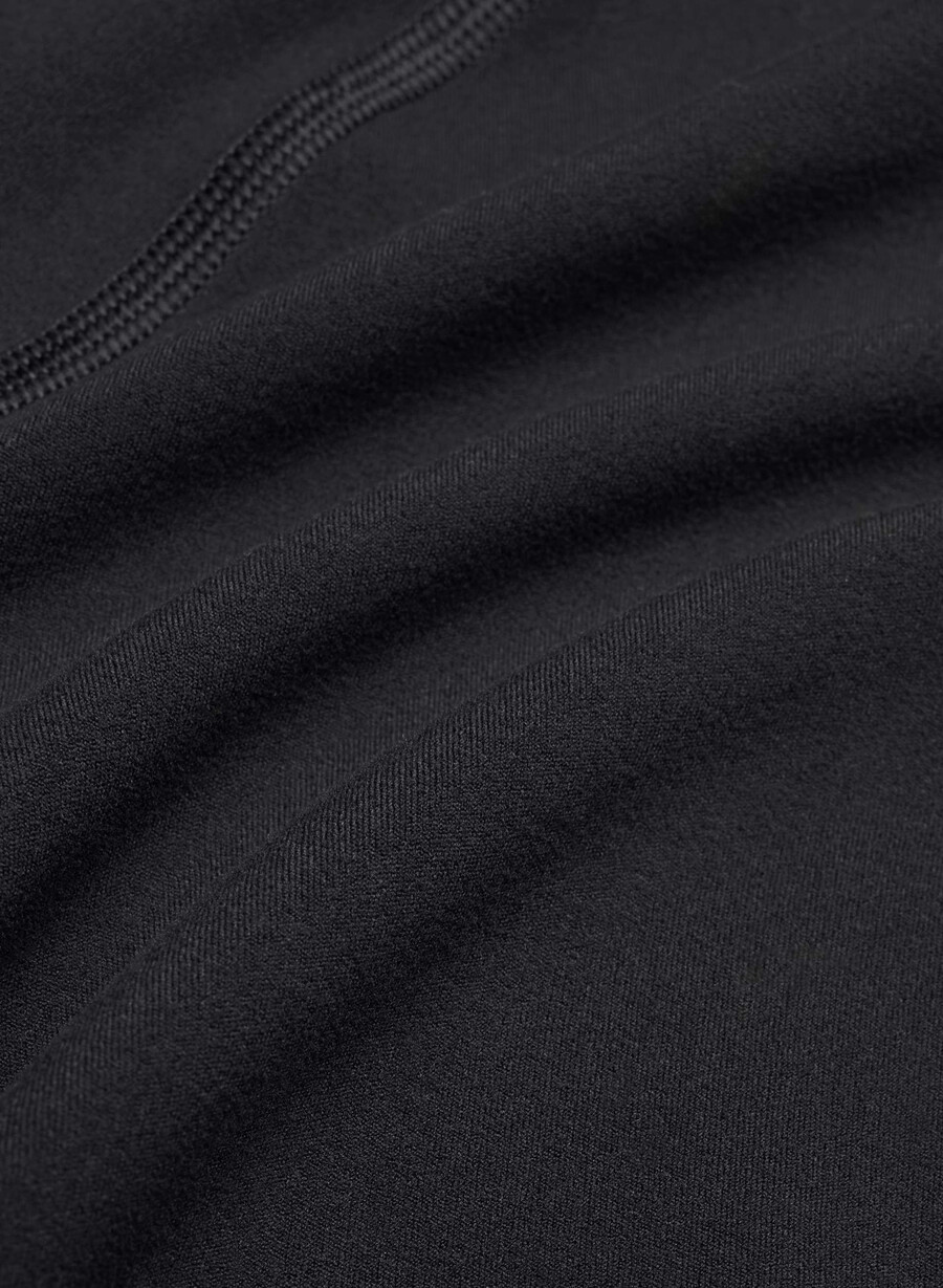 butter distance zip-up nero