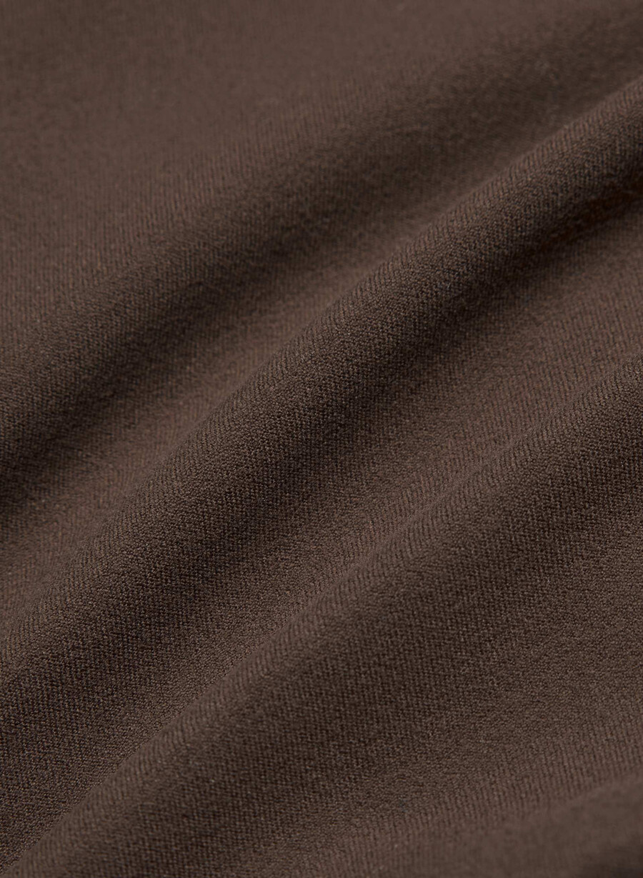 butter distance zip-up ricco marrone mocha