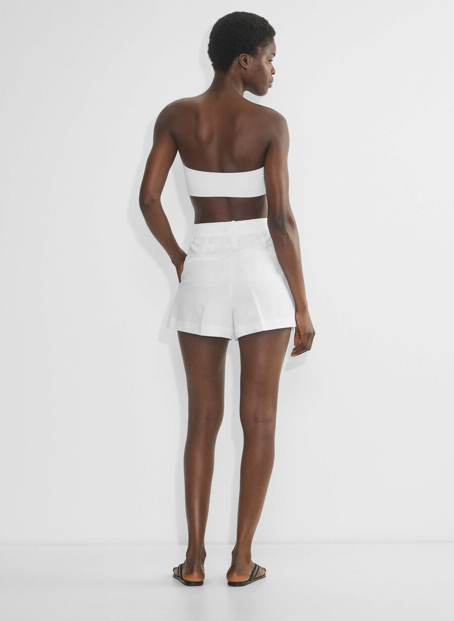 the effortless short curve-fit mini - cruiselinen bianco