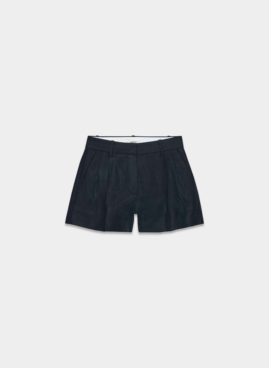 the effortless short curve-fit mini - cruiselinen dark navy