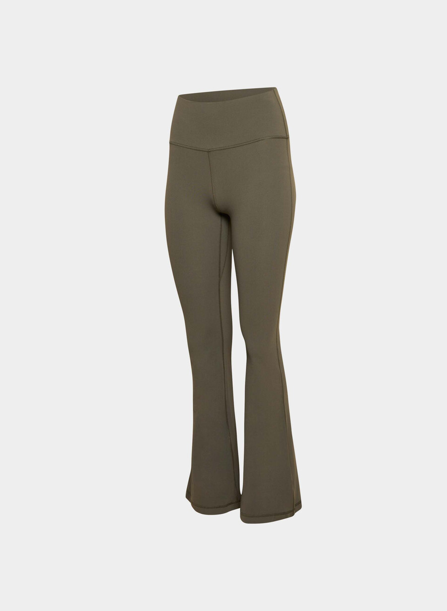 leggings butter cheeky hi-rise flare 30 dark olive