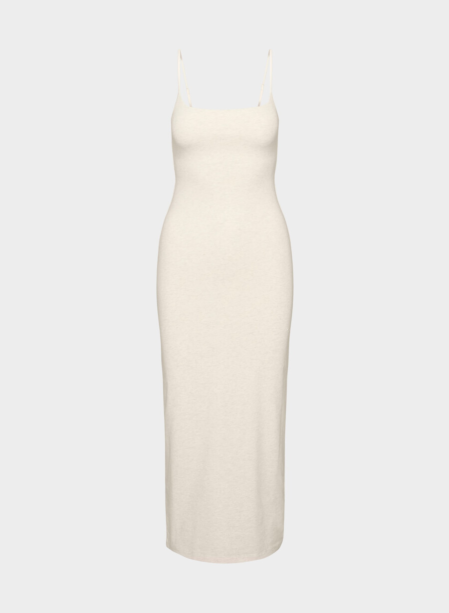 abito lungo con canotta casual contour summon heather light oatmea