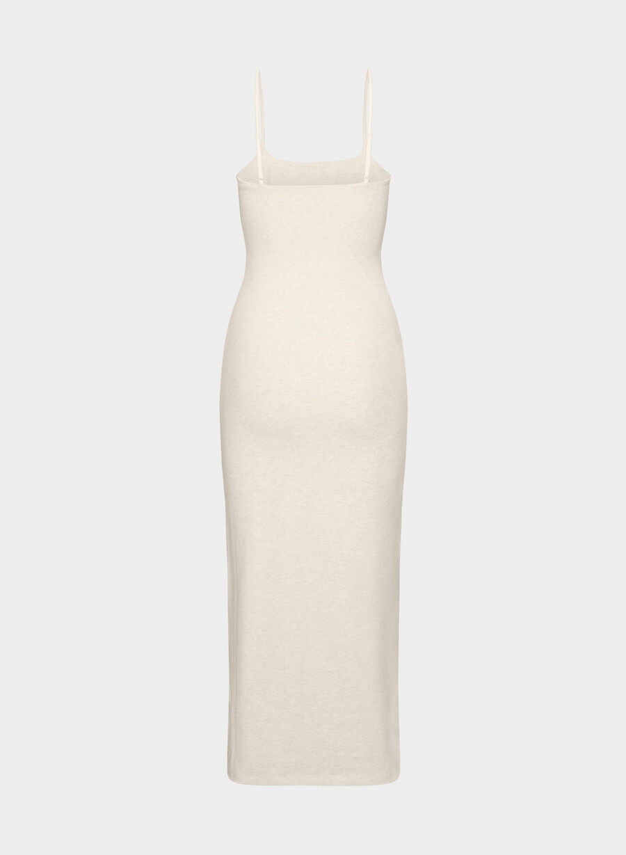 abito lungo con canotta casual contour summon heather light oatmea