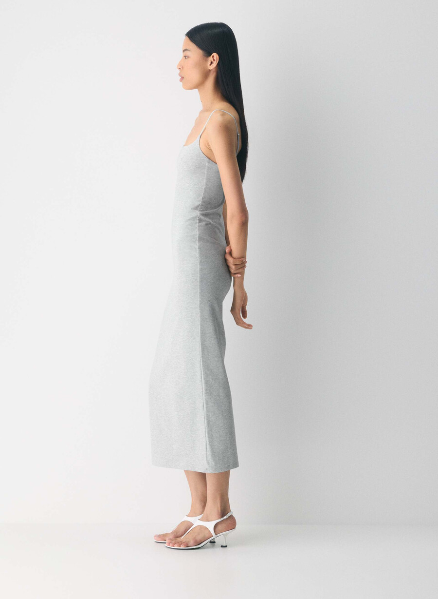 abito lungo con canotta casual contour summon heather chrome