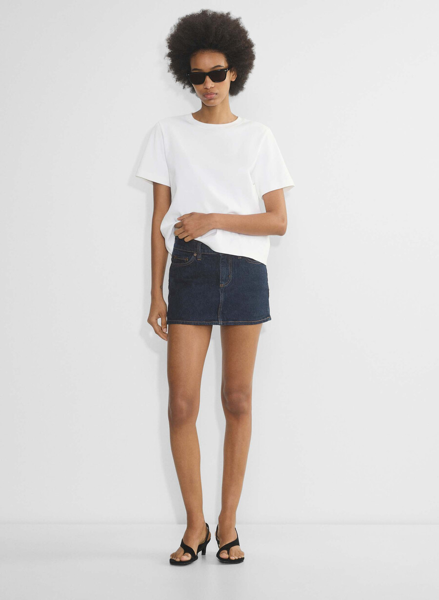 gonna in micro denim alba denim forum no-stress blu scuro