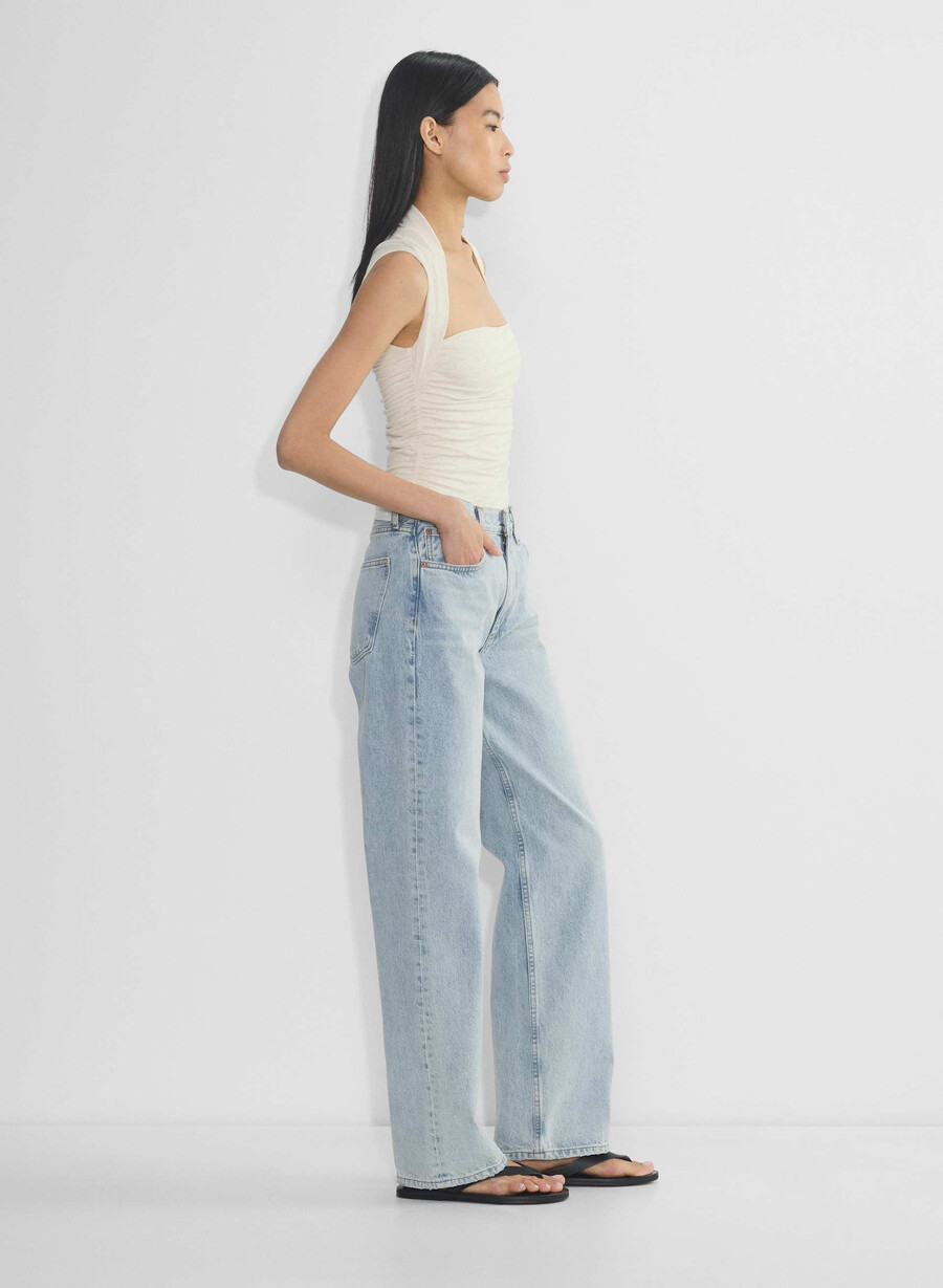top casual contour flourish heather chiaro avena
