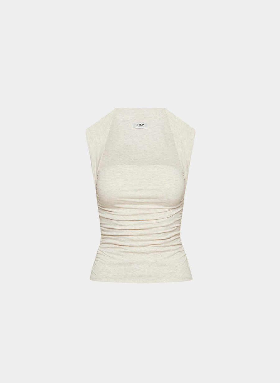 top casual contour flourish heather chiaro avena