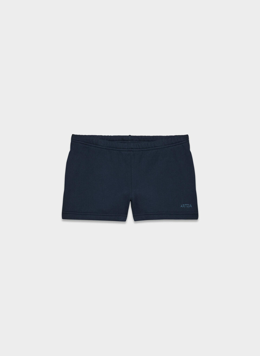 mini shorts boyfriend a vita bassa in felpa comoda admiral