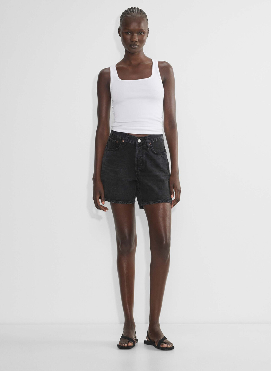 pantaloncini agolde con vita a v bounce