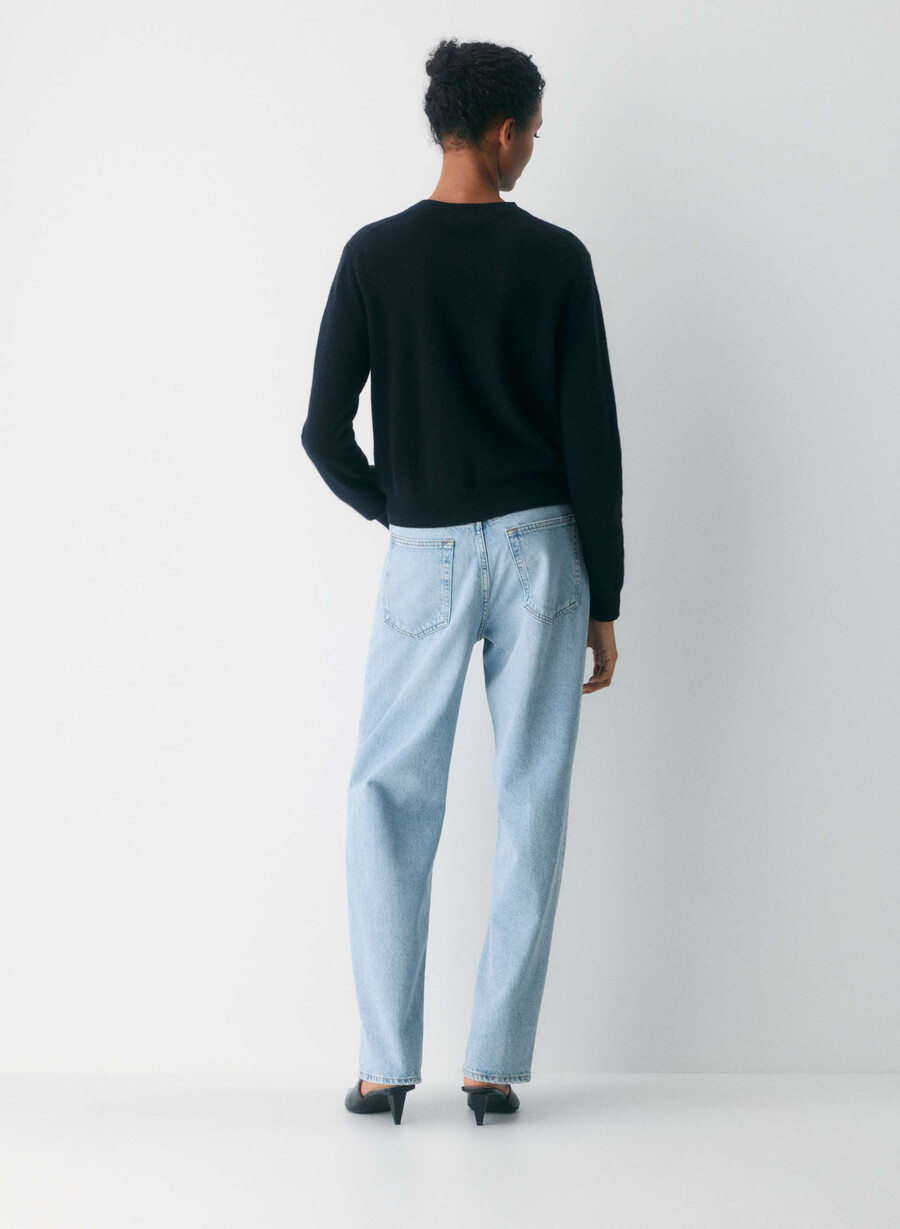 jeans larghi con vita a v agolde fairway