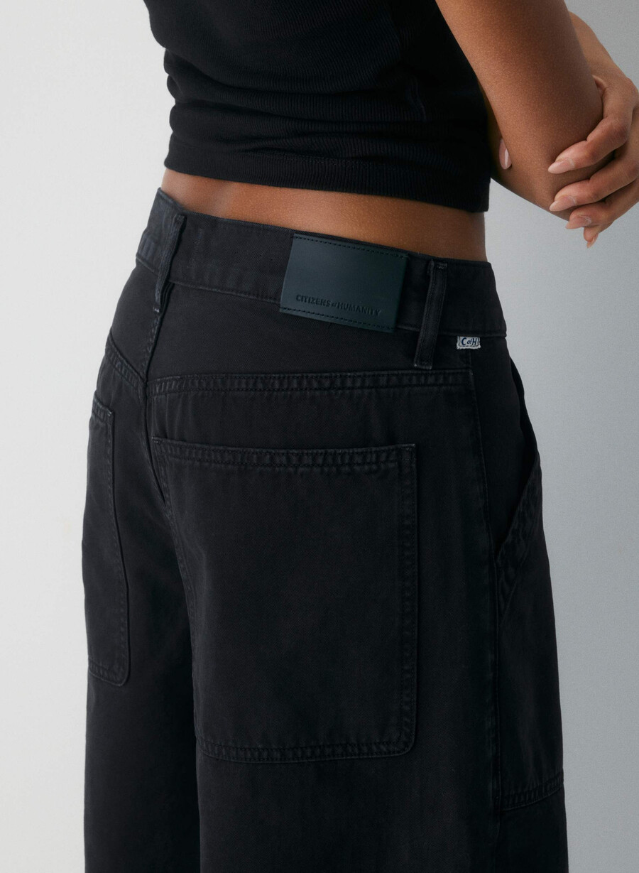 citizens of humanity ayla cargo pant washed black