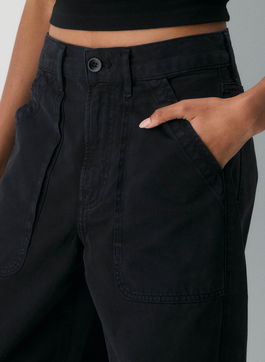 citizens of humanity ayla cargo pant washed black