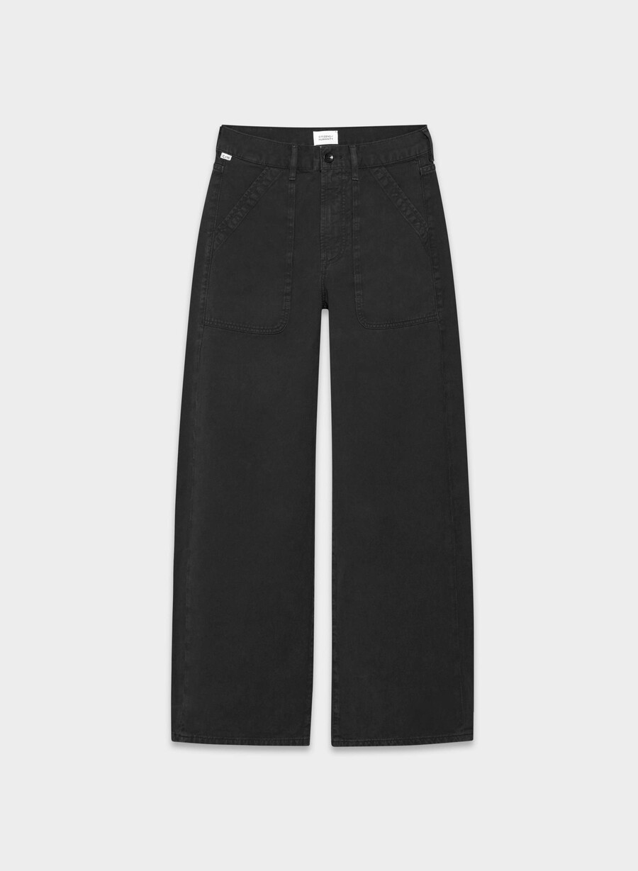 citizens of humanity ayla cargo pant washed black