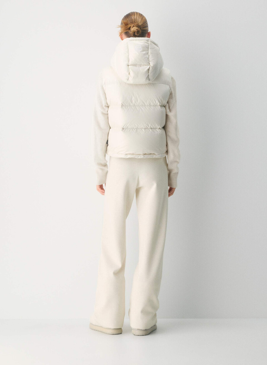 canotta corta the super puff - birch lucido