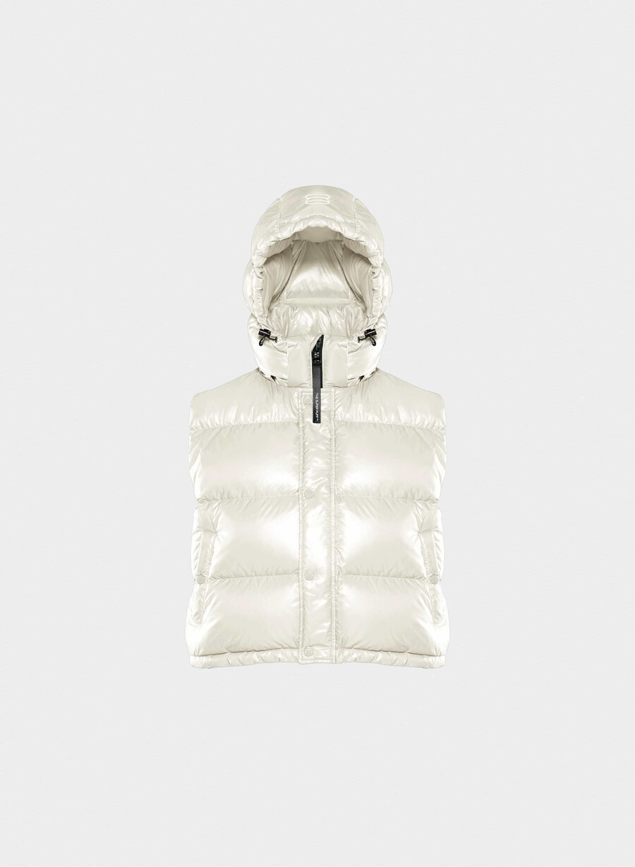 canotta corta the super puff - birch lucido