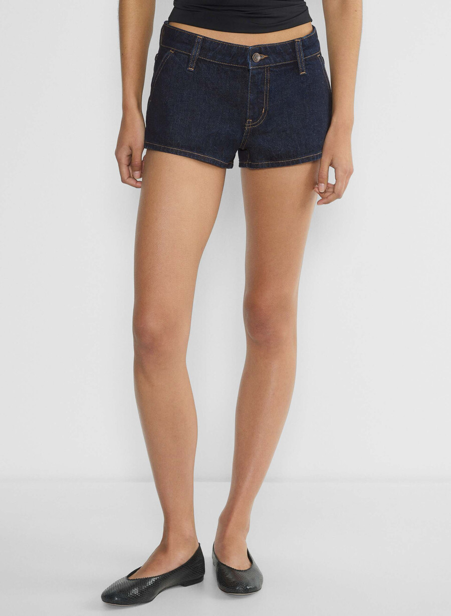 carriage short no-stress blu scuro