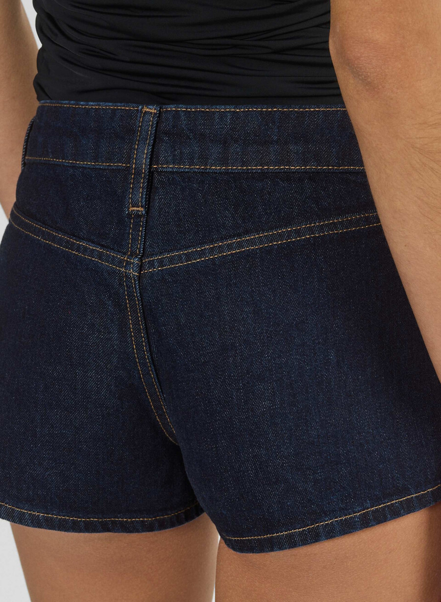 carriage short no-stress blu scuro