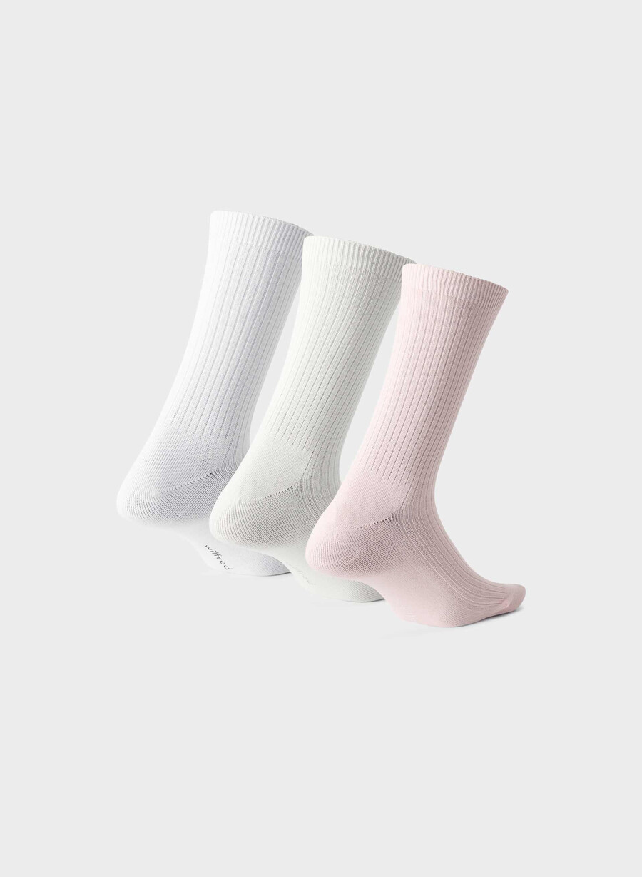 calzini daily crew confezione da 3 colore wtlt birch villa pnk