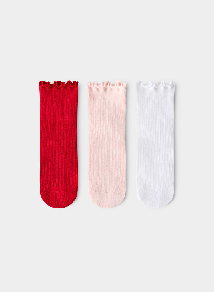 calzini alla caviglia sugarplum confezione da 3 colore wtvla pnkfl rd