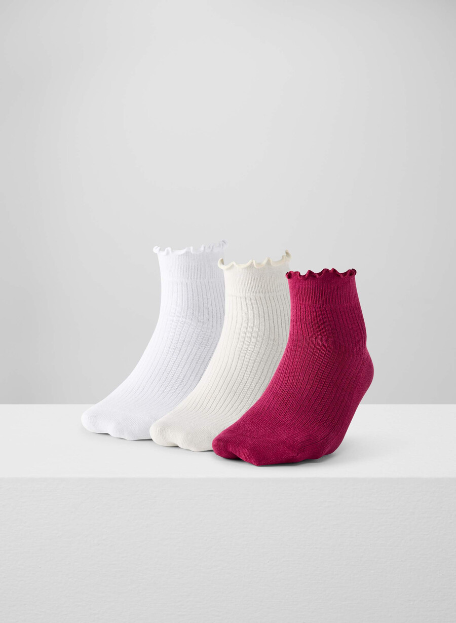 calzini alla caviglia sugarplum confezione da 3 colore wtlt birchjcy rose