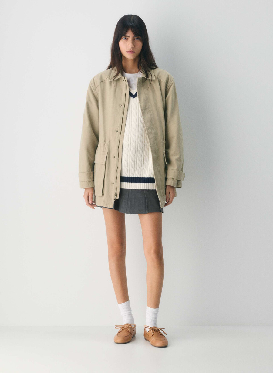 scarpa da barca sottile sperry x aritzia - pelle liscia sahara sand