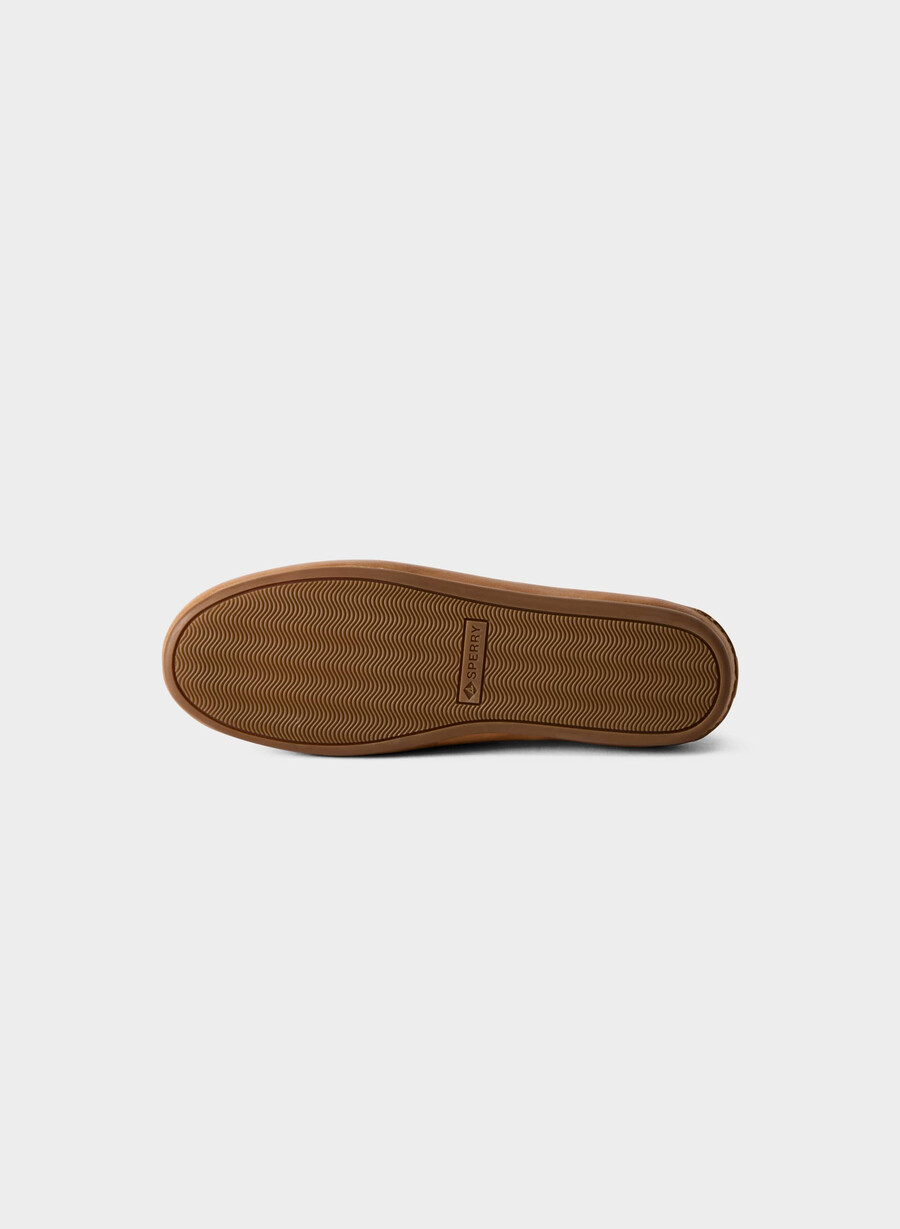 scarpa da barca sottile sperry x aritzia - pelle liscia sahara sand
