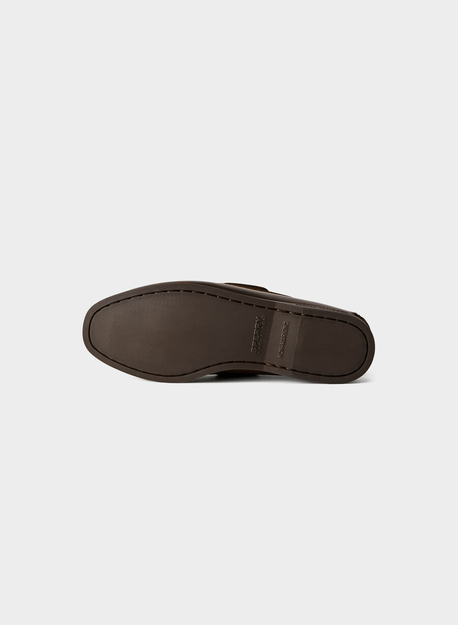 scarpe da barca sperry x aritzia ao - pelle liscia distressed rch mc brn