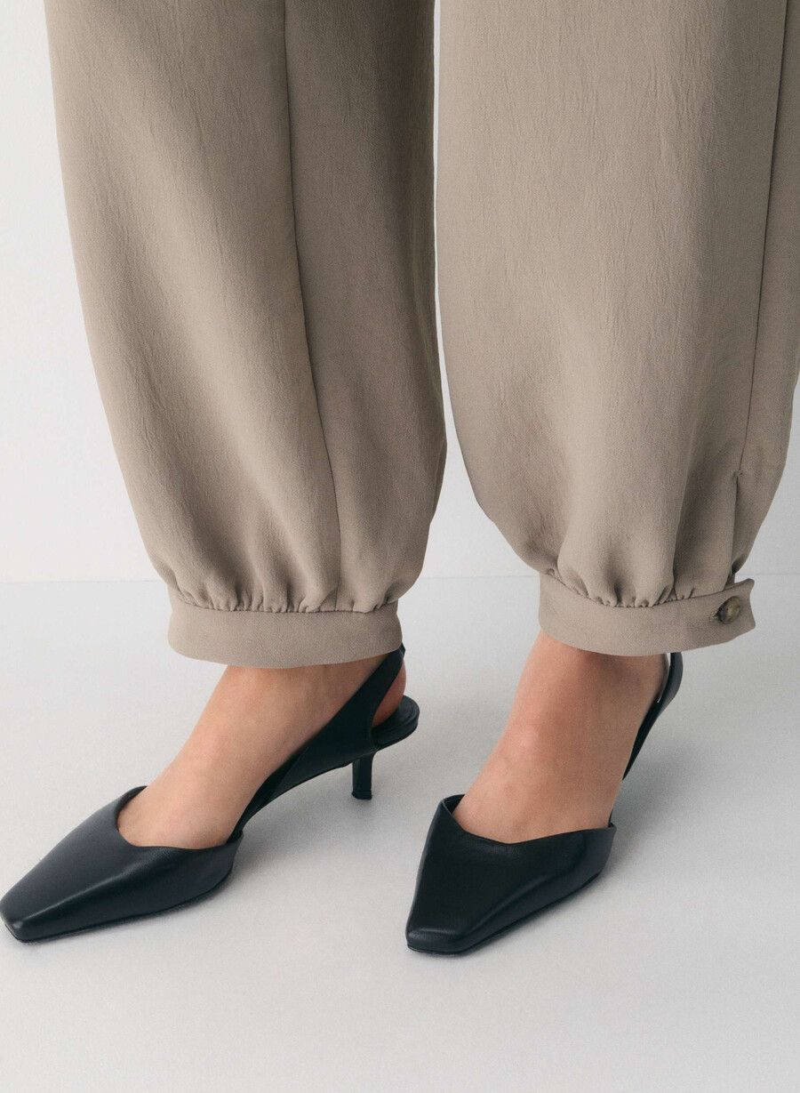 pantaloni zafferano - crepette nomad taupe