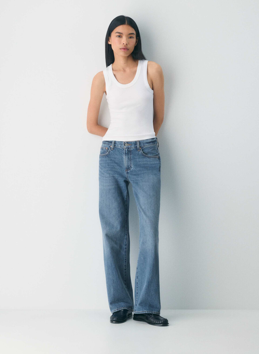 denim forum the farrah lo-rise wide jean 5 yrs kiss n tell bl