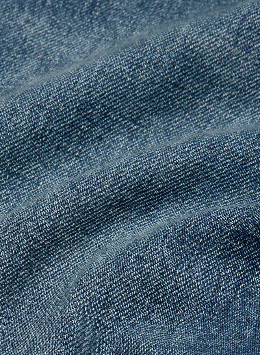 denim forum i jeans larghi farrah lo-rise sono di un blu scuro