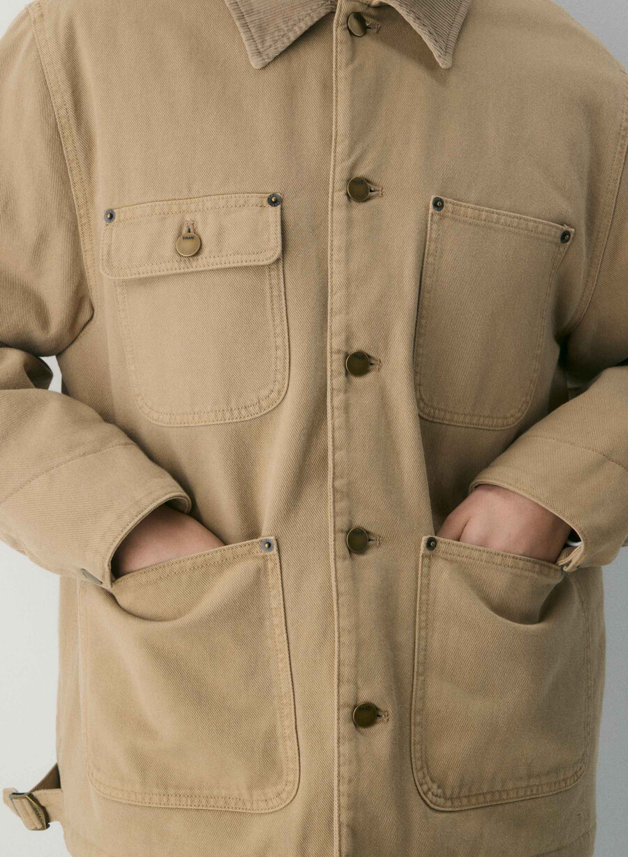 giacca barnett chore tan khaki