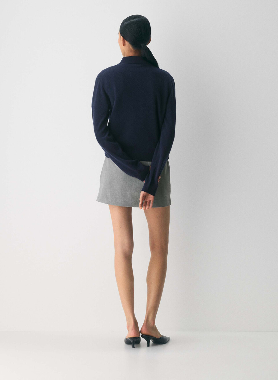 polo a maniche lunghe bare cashmere provenance admiral