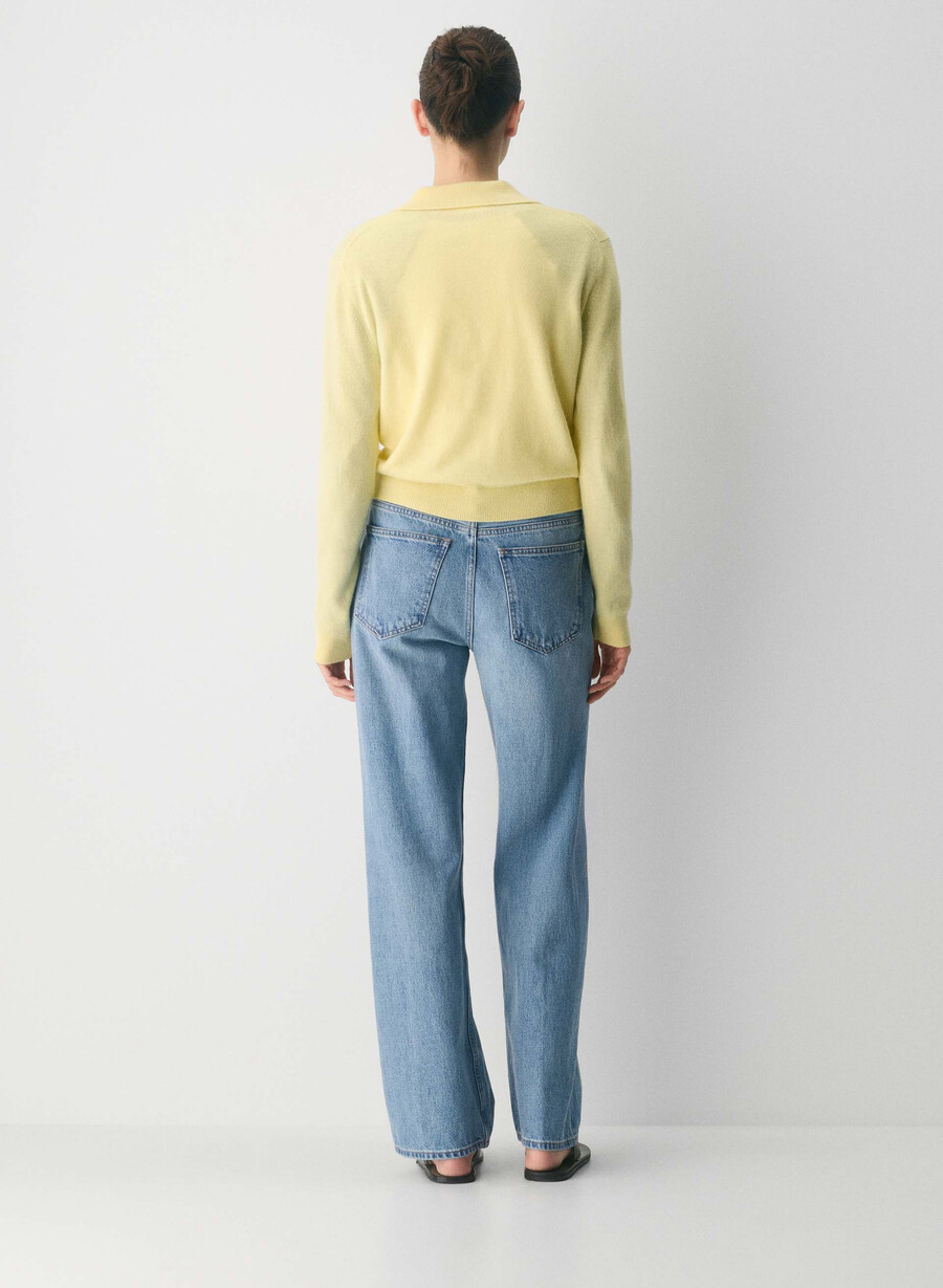 polo a maniche lunghe bare cashmere provenance lemonade