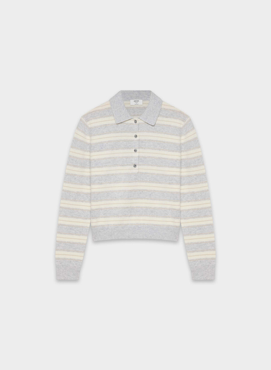 polo a maniche lunghe bare cashmere provenance h chrome light birc