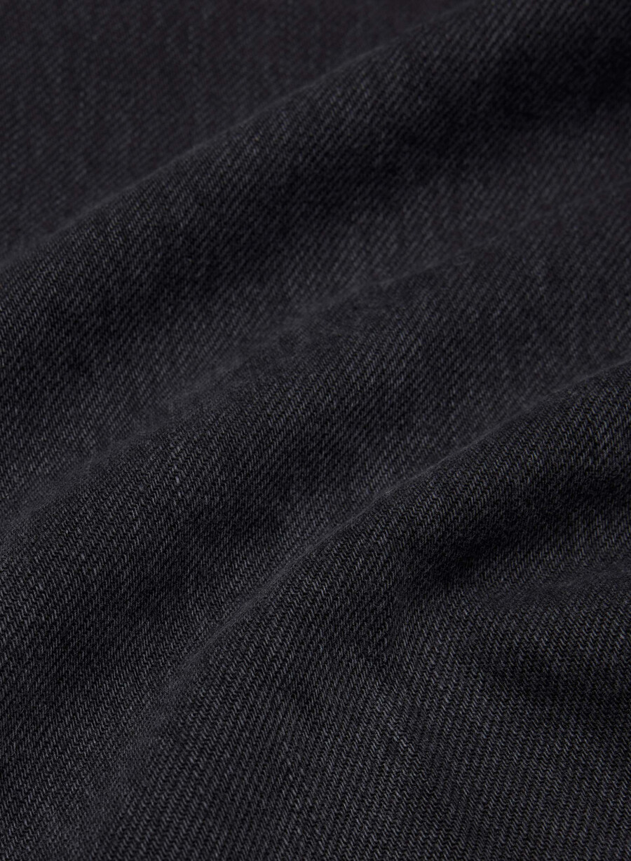 denim forum the farrah curve-fit hi-rise wide jean eyeliner nero